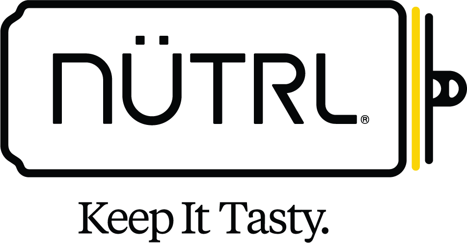 NUTRL Vodka Seltzer Pinapple Horizontal Black Outline Keep It Tasty Logo